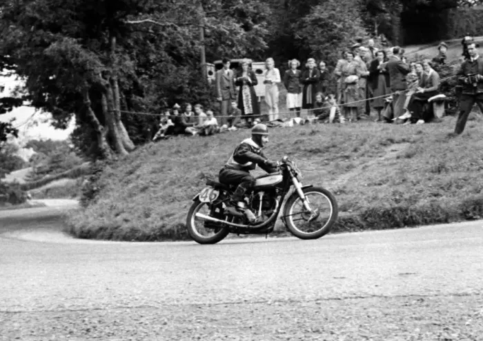 Framed Print : A W Zealand (Norton) 1950 Junior Manx Grand Prix Framed Print : A W Zealand (Norton) 1950 Junior Manx Grand Prix