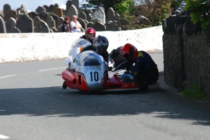 Framed Print : Wally Saunders & Alison De Angelis (MRE BMW) 2011 Pre TT Classic Framed Print : Wally Saunders & Alison De Angelis (MRE BMW) 2011 Pre TT Classic