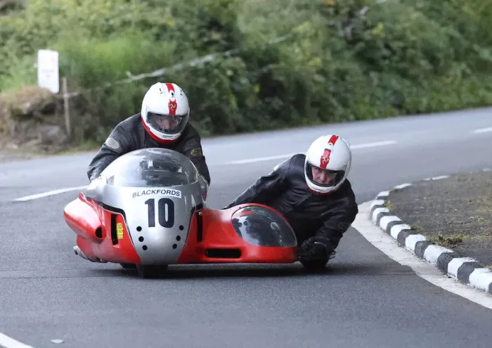 Framed Print : Wally Saunders & Bob Dowty (MR Equipe BMW) 2022 Pre TT Classic Framed Print : Wally Saunders & Bob Dowty (MR Equipe BMW) 2022 Pre TT Classic
