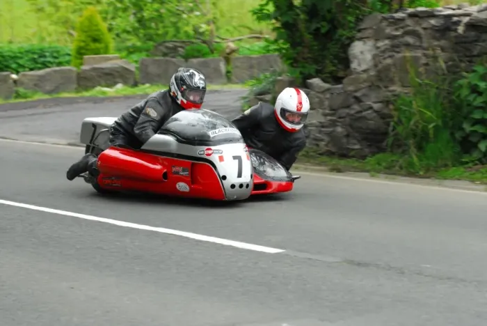 Framed Print : Wally Saunders & Bob K Dowty (Special) 2015 Pre TT Classic Framed Print : Wally Saunders & Bob K Dowty (Special) 2015 Pre TT Classic