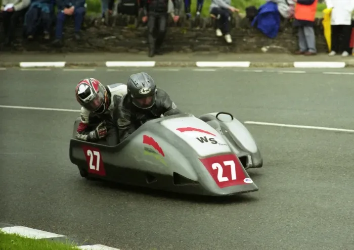 Framed Print : Wally Saunders & Bruce Moore (Ireson) 2003 Sidecar TT Framed Print : Wally Saunders & Bruce Moore (Ireson) 2003 Sidecar TT