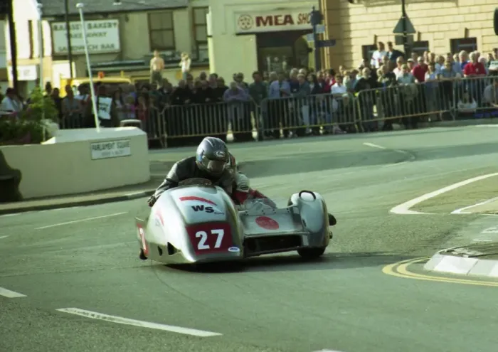Framed Print : Wally Saunders & Bruce Moore (Ireson) 2003 Sidecar TT Framed Print : Wally Saunders & Bruce Moore (Ireson) 2003 Sidecar TT