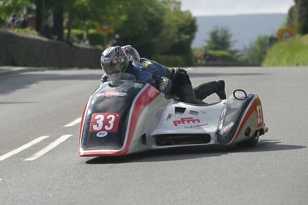 Wally Saunders & Eddie Kiff (Ireson Suzuki) 2012 Sidecar TT