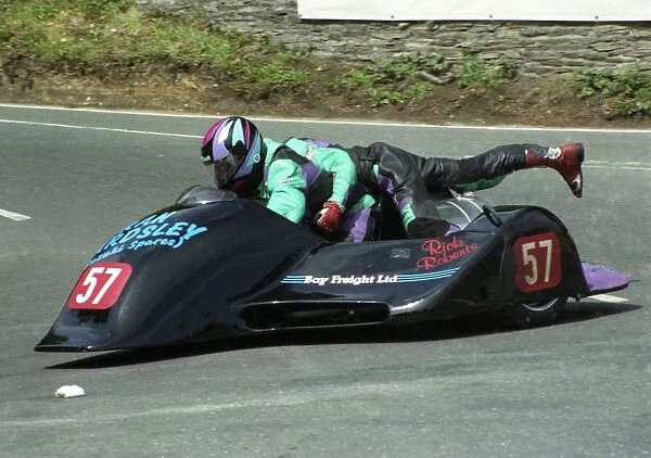 Wally Saunders & Rick Roberts (Ireson) 1996 Sidecar TT