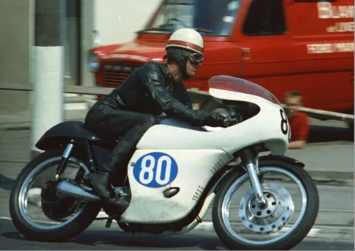 Framed Print : Walter Dawson (Norton) 1967 Junior TT