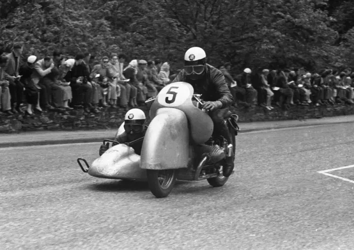 Framed Print : Walter Schneider & Hans Strauss (BMW) 1955 Sidecar TT Framed Print : Walter Schneider & Hans Strauss (BMW) 1955 Sidecar TT