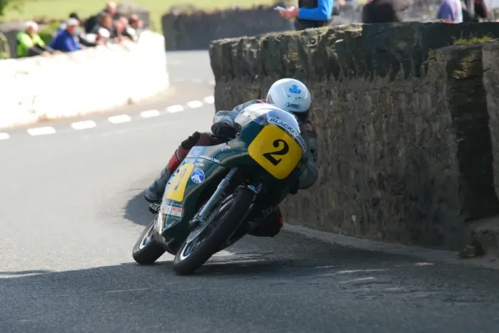 Framed Print : Wattie Brown (Petty Norton) 2011 Pre TT Classic