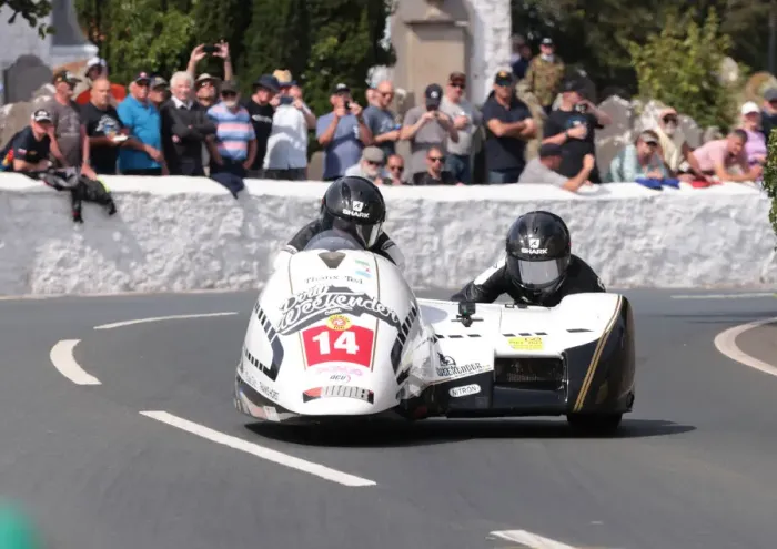 Framed Print : Wayne Lockey & Matthew Rostron (LCR Honda) 2022 Southern 100 Framed Print : Wayne Lockey & Matthew Rostron (LCR Honda) 2022 Southern 100