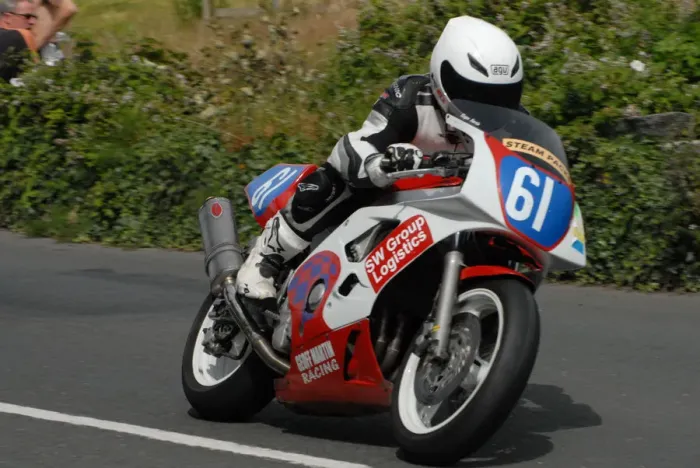Framed Print : Wayne Martin (Triumph) 2009 Southern 100