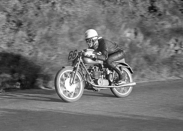Framed Print : Bill Webster (MV) 1953 Ultra Lightweight TT Framed Print : Bill Webster (MV) 1953 Ultra Lightweight TT
