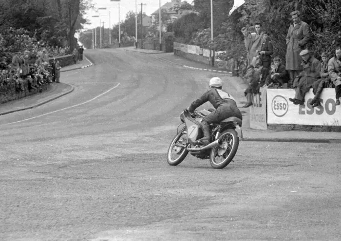 Framed Print : Bill Webster (MV) 1955 Ultra Lightweight TT Framed Print : Bill Webster (MV) 1955 Ultra Lightweight TT