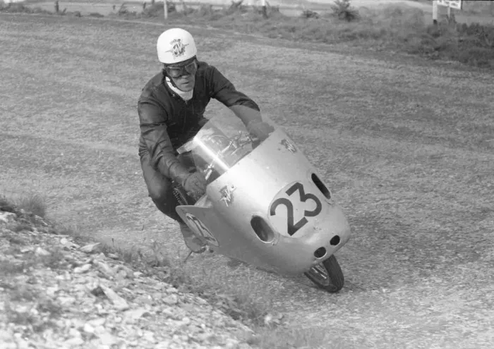 Framed Print : Bill Webster (MV) 1957 Ultra Lightweight TT Framed Print : Bill Webster (MV) 1957 Ultra Lightweight TT