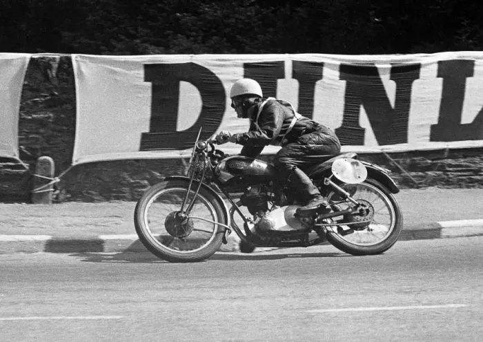 Framed Print : Bill Webster (Rudge) 1951 Lightweight TT Framed Print : Bill Webster (Rudge) 1951 Lightweight TT