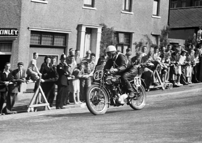 Framed Print : Bill Webster (Rudge) 1951 Lightweight TT Framed Print : Bill Webster (Rudge) 1951 Lightweight TT