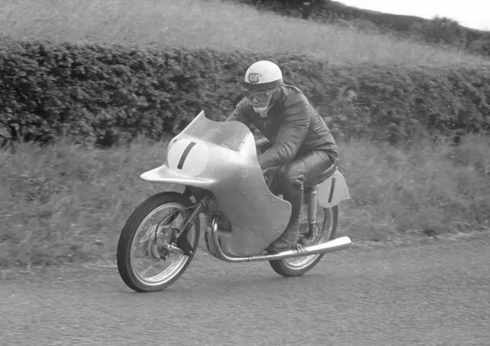Framed Print : Werner Hs (NSU) 1954 Ultra Lightweght Ulster Grand Prix