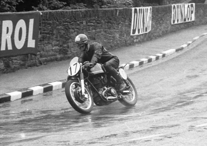 Framed Print : Wilson Ferguson (AJS) 1956 Junior TT Framed Print : Wilson Ferguson (AJS) 1956 Junior TT