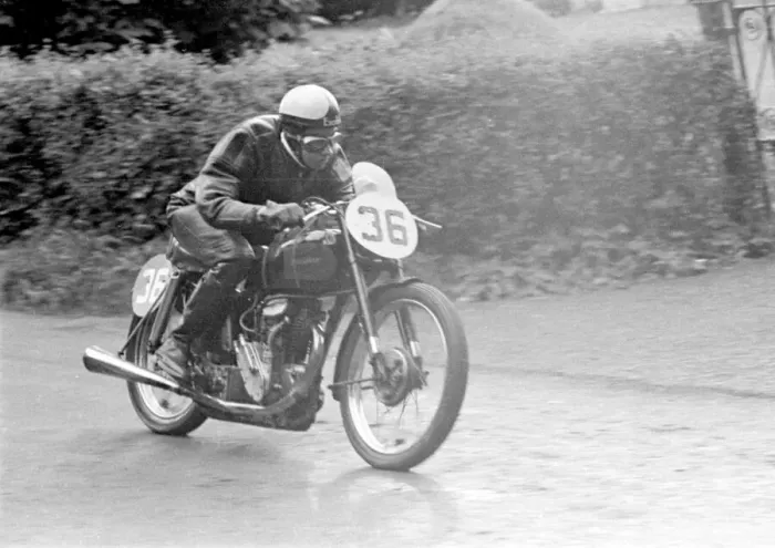 Framed Print : Wilson Ferguson (Excelsior) 1951 Lightweight Ulster Grand Prix Framed Print : Wilson Ferguson (Excelsior) 1951 Lightweight Ulster Grand Prix