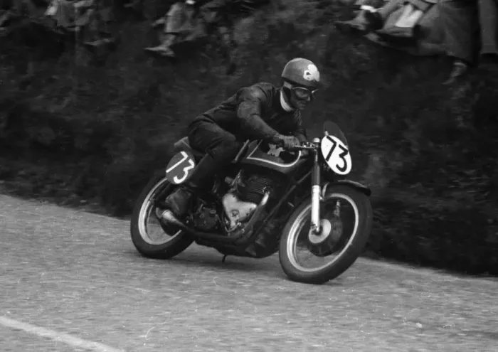 Framed Print : Wilson Ferguson (Matchless) 1956 Senior TT