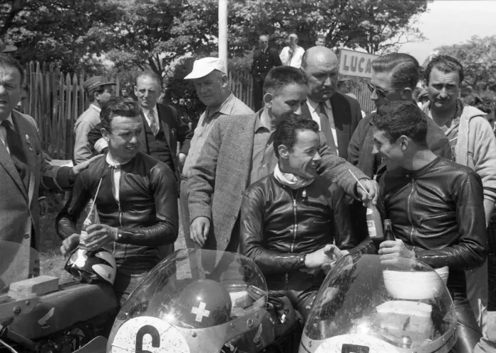 Framed Print : The winners; 1962 Ultra Lightweight TT Framed Print : The winners; 1962 Ultra Lightweight TT