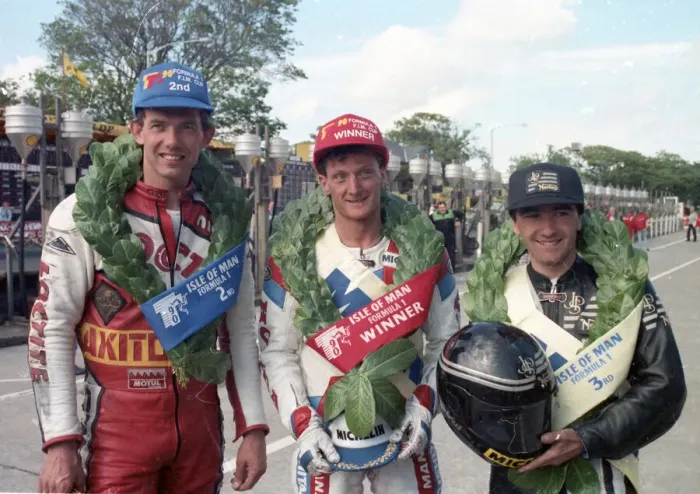 Framed Print : Winners 1990 Formula One TT