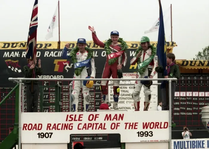 Framed Print : Winners of the 1993 Junior TT Framed Print : Winners of the 1993 Junior TT