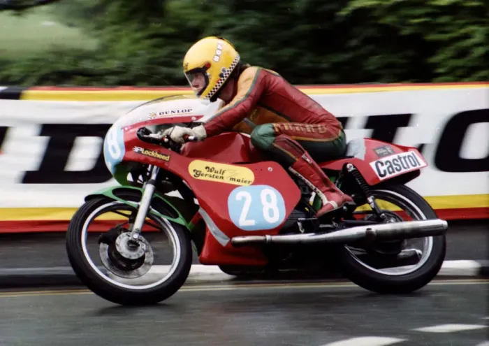 Framed Print : Wolf Gerstenmaier (Yamaha) 1980 Formula Two TT Framed Print : Wolf Gerstenmaier (Yamaha) 1980 Formula Two TT