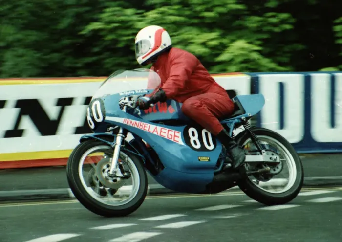 Framed Print : Wolfgang Wilhelm (Yamaha) 1980 Formula 3 TT Framed Print : Wolfgang Wilhelm (Yamaha) 1980 Formula 3 TT