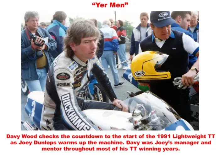 Framed Print : Yer Men. Davy Wood chcks the countdown to the start of the 1991 Lightweight Framed Print : Yer Men. Davy Wood chcks the countdown to the start of the 1991 Lightweight