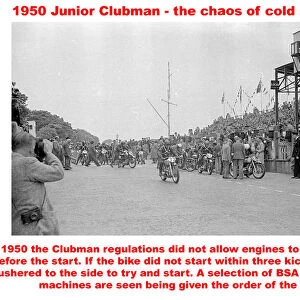 1950 Junior Clubman - the choas of cold starting