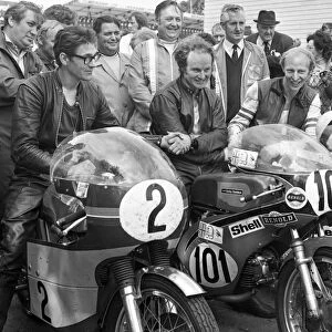 1973 Senior Manx Grand Prix winners enclosure