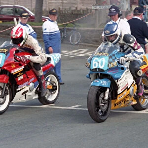 Alan Bennie & Adam Nowell (Honda) 1996 Junior Manx Grand Prix