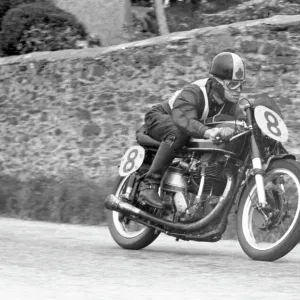 Alan Craven (Norton) 1955 Senior Manx Grand Prix