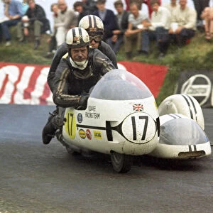 Alan Sansum & Alex MacFadzean (Triumph) 1970 750 Sidecar TT