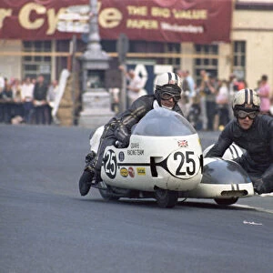 Alan Sansum & Alex MacFadzean (Triumph) 1970 500 Sidecar TT