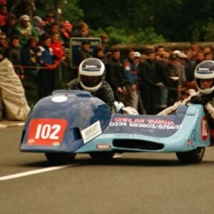 Alan Shand & Neil Miller (Ireson Yamaha) 1988 Sidecar TT