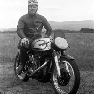 Alan Trow Norton 1956 TT