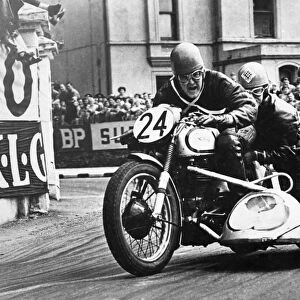 Alec Skein & Don Overall (Norton) 1954 Sidecar TT