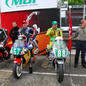 Alistair Haworth (Yamaha) Colin Martin (Kawasaki) Alex Sinclair (Yamaha) 2013 Lightweight MGP