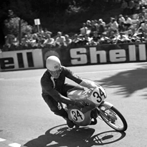 Allan Robinson MBE (Suzuki) 1968 50cc TT