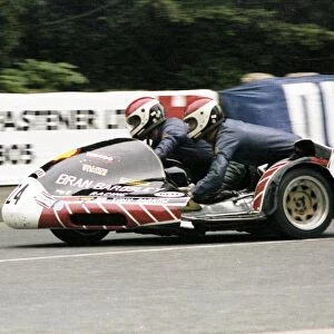 Allan Steele & Tony Barrow (Yamaha) 1979 Sidecar TT