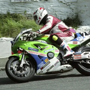 Allan Warner (Kawasaki) 1993 Supersport 400 TT