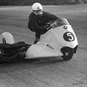 Alwyn Ritter & Edwin Blauth (BMW) 1958 Sidecar TT