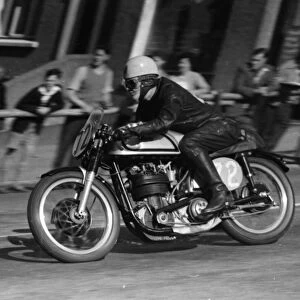 Bill Anderson (Norton) 1957 Junior Manx Grand Prix