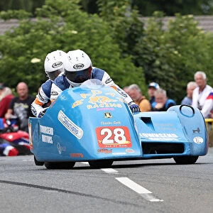 Andy King & Andrew Sigsworth (Lumley-Ireson Honda) 2022 Sidecar TT