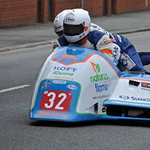 Andy King & Ben Hughes (Ireson Honda) 2014 Sidecar TT