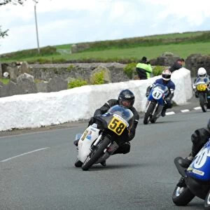 Andy Lee (Rob North Trident) and John Leigh-Pemberton (Norton) 2015 Pre TT Classic