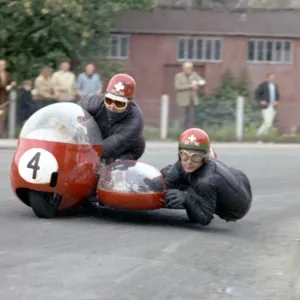 Anglo-Swiss co-operation: 1965 Sidecar TT