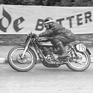 Arthur Brown (AJS) 1951 Junior Manx Grand Prix