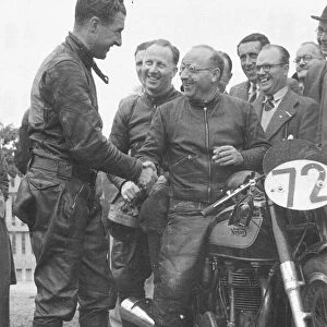 Artie Bell; Ken Bills; Harold Daniell; Steve Lancefield; Norton; 1947 Senior TT