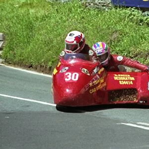 Artie Oates & Greg Mahon (Yamaha) 1995 Sidecar TT
